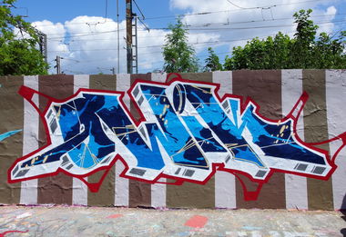 Graffiti Wall in Bialystok - Photo by GerdemGerdem (2015)
