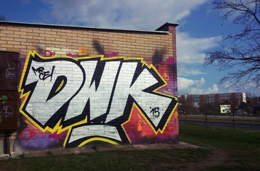 Graffiti Bombing in Guéret - Photo by GerdemGerdem