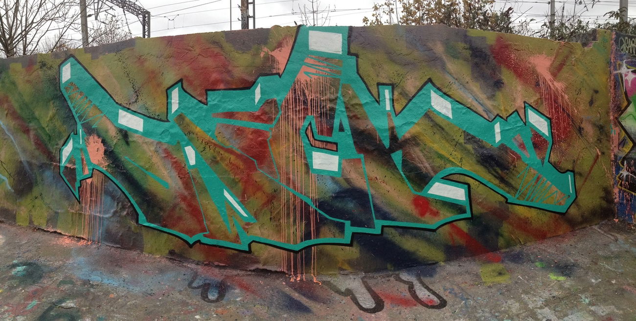 Graffiti Wall in Bialystok - Photo by GerdemGerdem