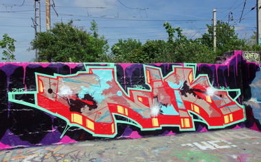 Graffiti Wall in Sokolka - Photo by GerdemGerdem