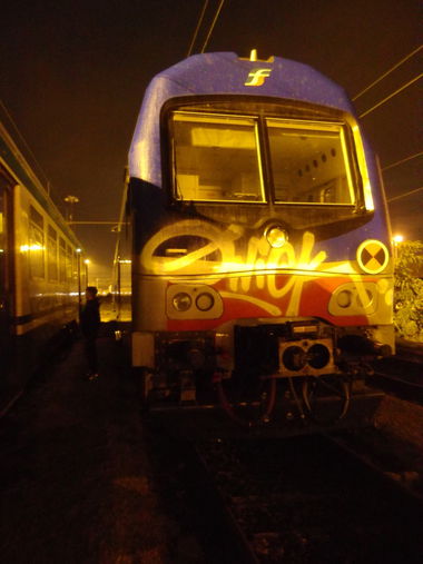 Graffiti Train in Yo - Photo by GerdemGerdem