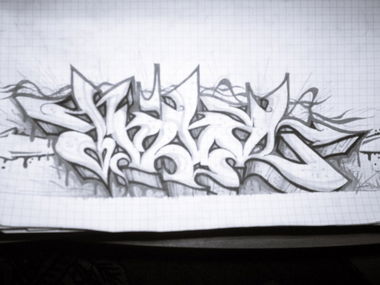 Graffiti Sketch - Photo by GerdemGerdem