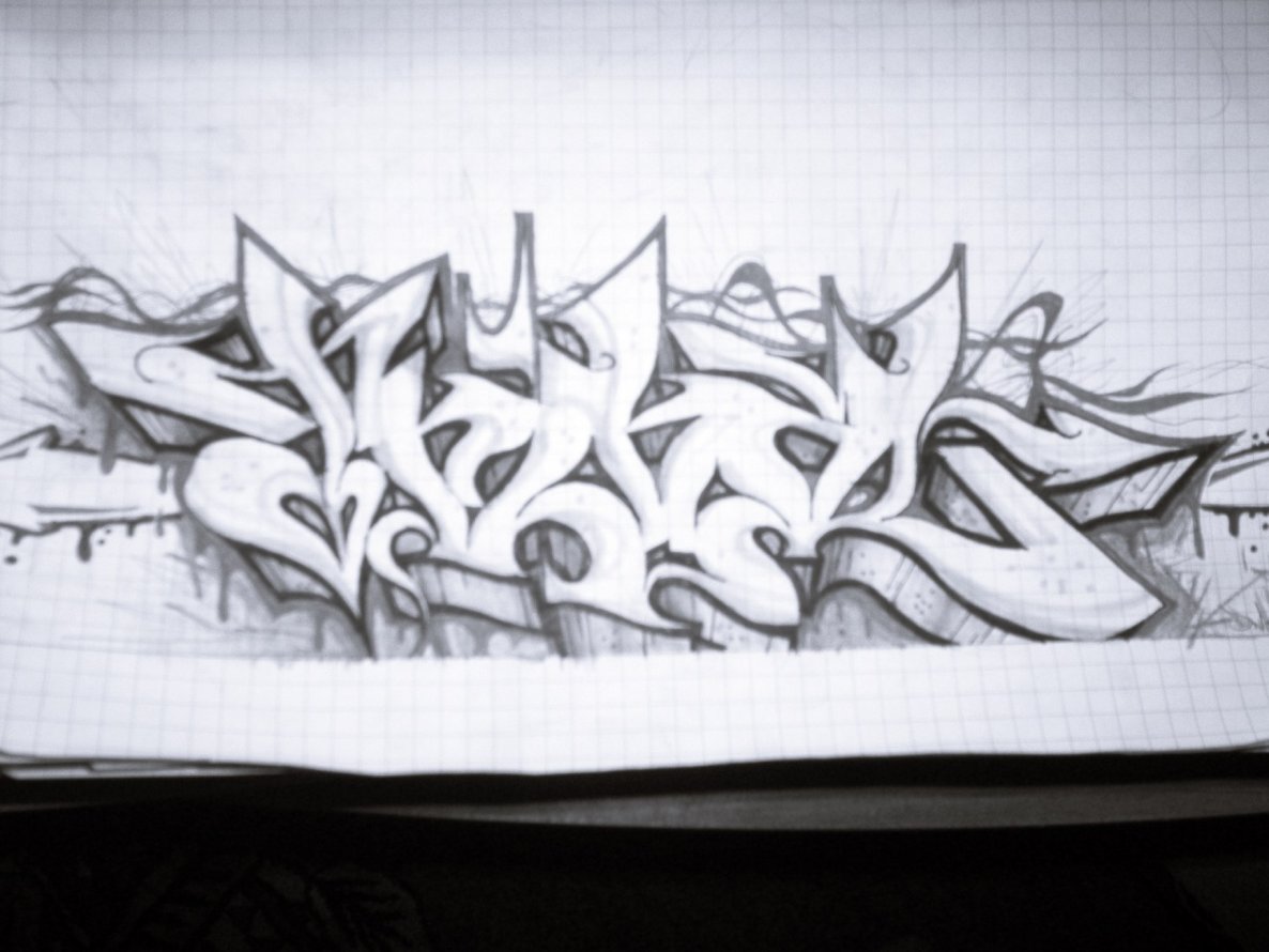 Graffiti Sketch - Photo by GerdemGerdem