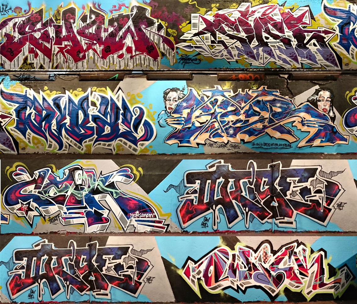 Graffiti Wall - Photo by GerdemGerdem - show, sush, tribal (2017)