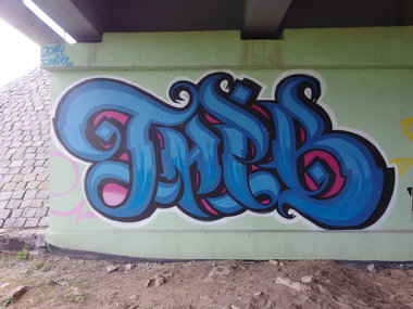 Graffiti Wall in Wasilkow - Photo by GerdemGerdem - tribal, dwk