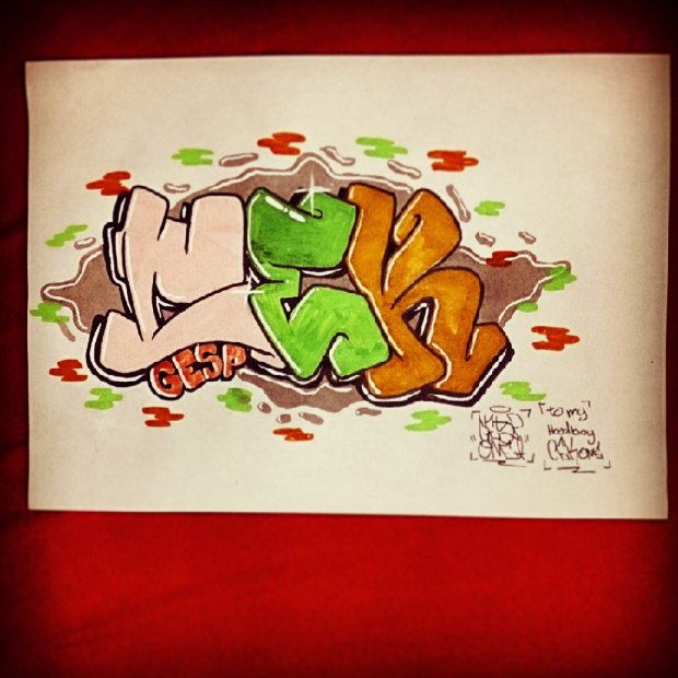 Graffiti Sketch - Photo by GespOne - cek, one, gespone (2014)