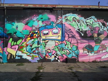 Graffiti in Magdeburg - Photo by GetHigh - Meeting, of, styles