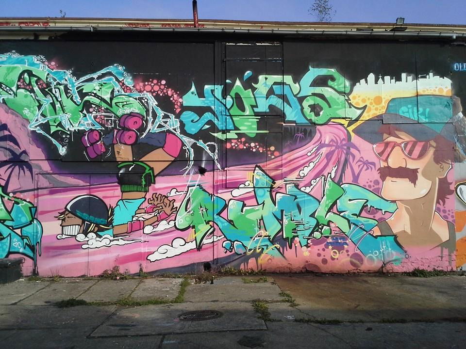 Graffiti in Magdeburg - Photo by GetHigh - Meeting, of, styles