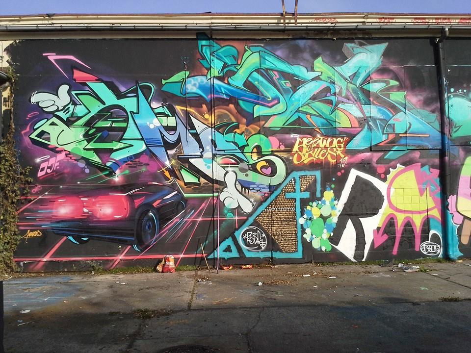 Graffiti in Magdeburg - Photo by GetHigh - Meeting, of, styles