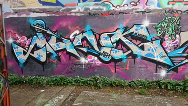 Graffiti Wall in DRESDEN - Photo by GetHigh - 4, junk, b-day