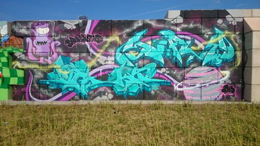 Graffiti in Dreden - Photo by GetHigh - Sofly, enkor, doe