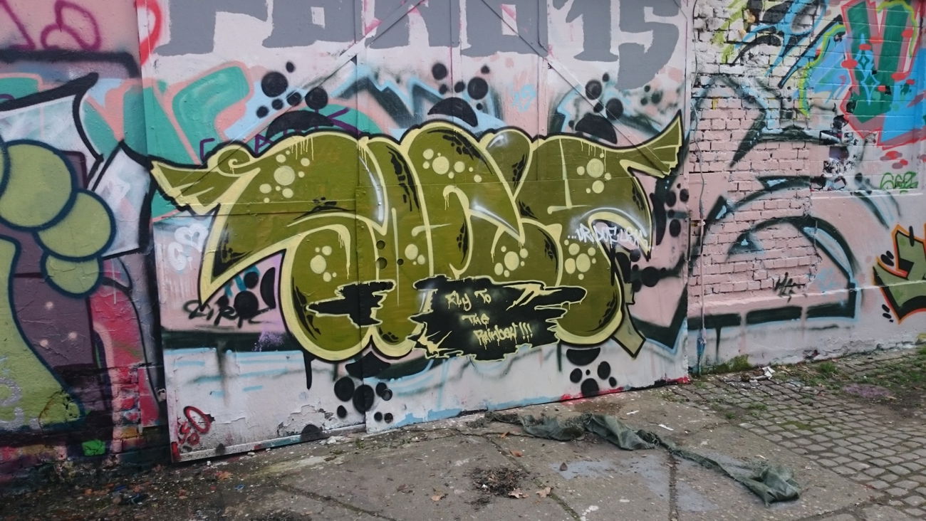 Graffiti Bombing in Dresden - Photo by GetHigh - Sofly