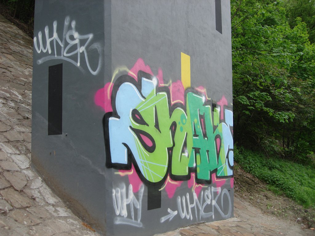 Graffiti Wall in Dortmund - Photo by GetoHeisenberg - Shak, Why, Whyer