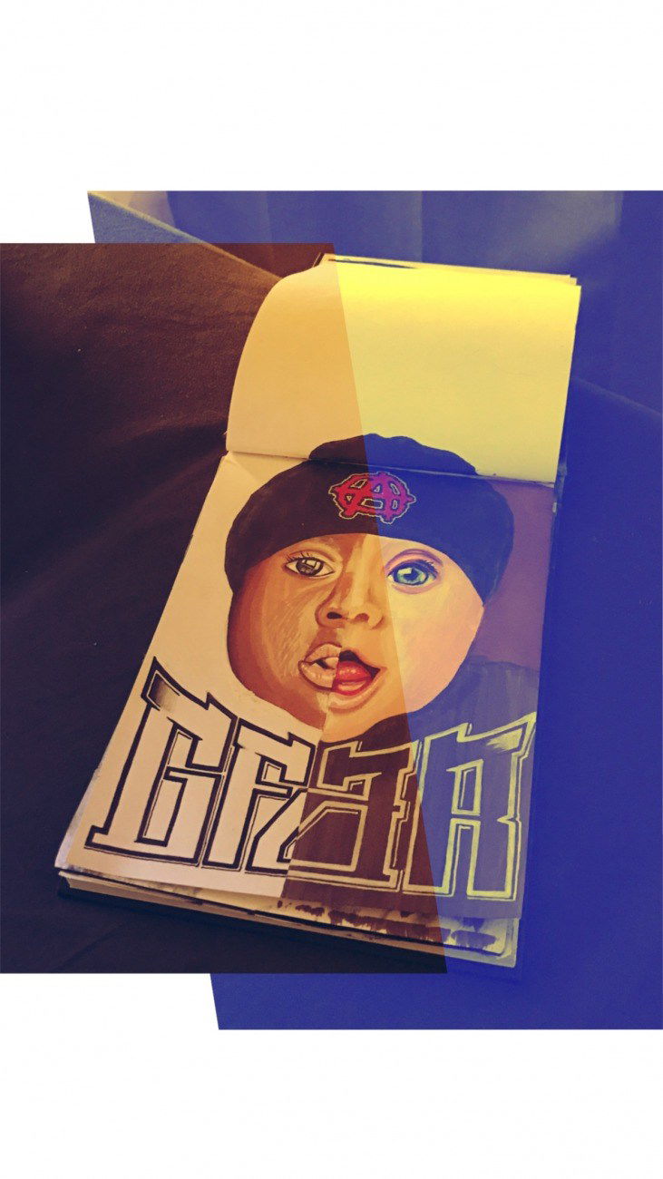 Graffiti Sketch in Berlin - Photo by Gfahr - Gfahr, GDS, gds (2017)