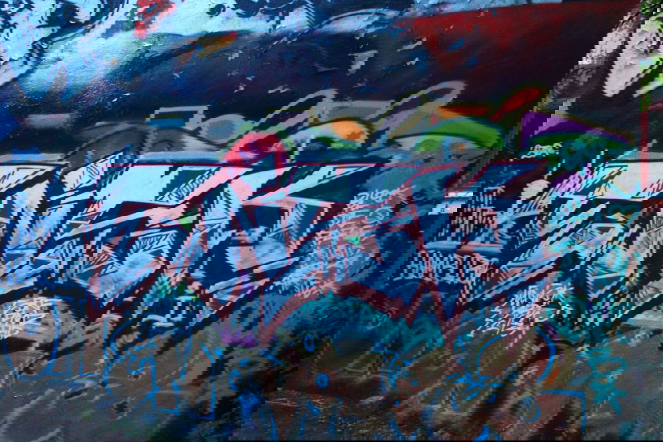 Graffiti Wall in Hamburg - Photo by Ghettobelini - Ensk (2013)