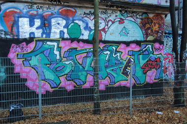 Graffiti Wall in Hamburg - Photo by Ghettobelini - Fonzer
