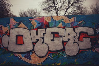 Graffiti Bombing - Photo by GhostRider - okerk, ocerc, ockerk