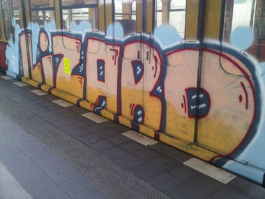 Graffiti Train - Photo by Ghostwritter