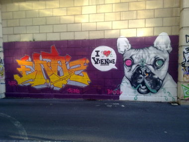 Graffiti Wall in Vienna - Photo by Ghostwritter