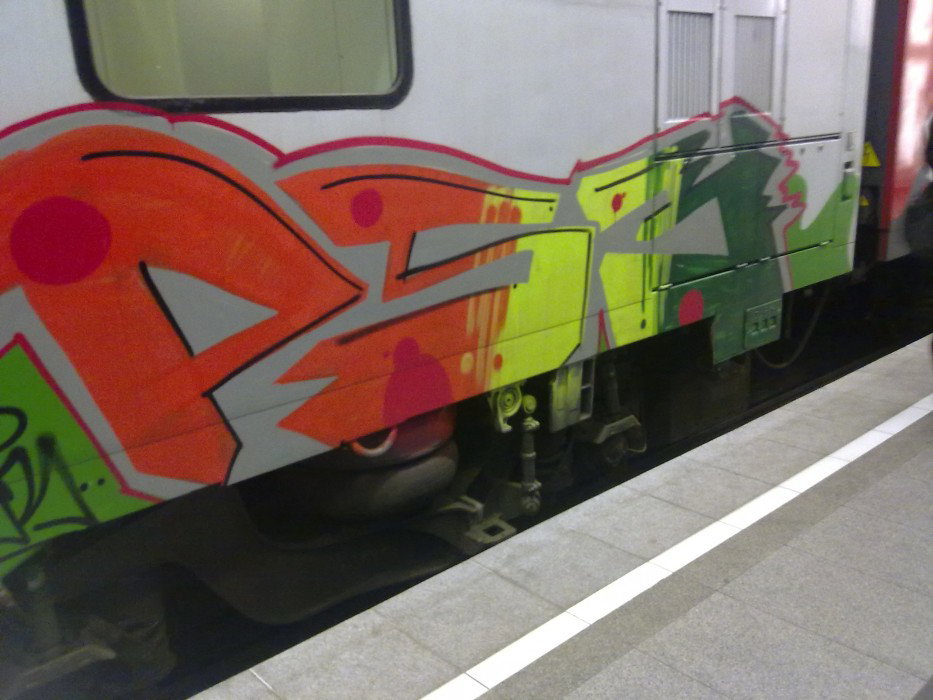Graffiti Train in Austria - Photo by Ghostwritter