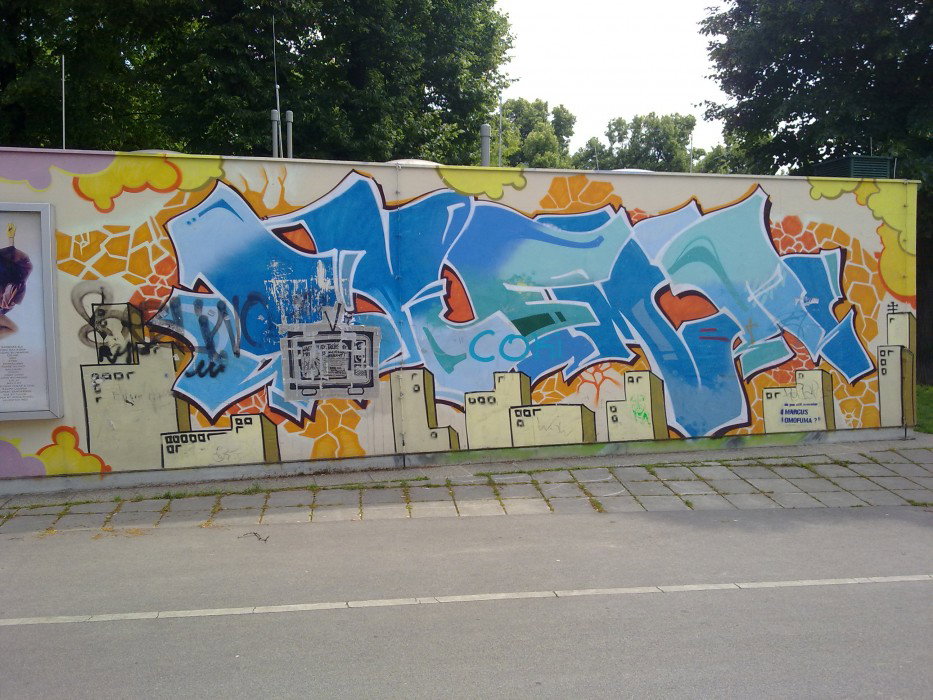 Graffiti Wall in Austria - Photo by Ghostwritter