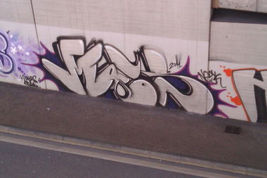 Graffiti Bombing in Basel - Photo by Ghostwritter