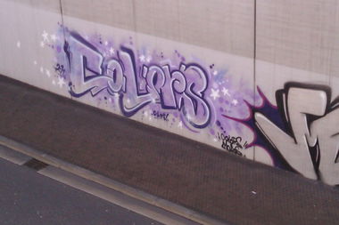 Graffiti Bombing in Basel - Photo by Ghostwritter