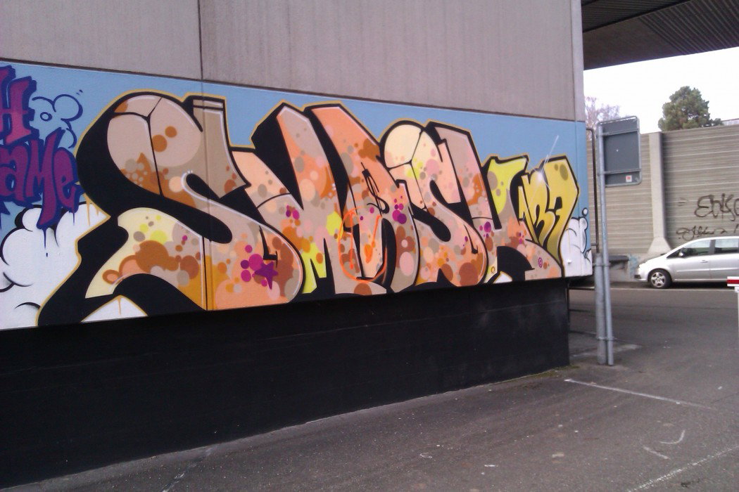 Graffiti Wall in Basel - Photo by Ghostwritter