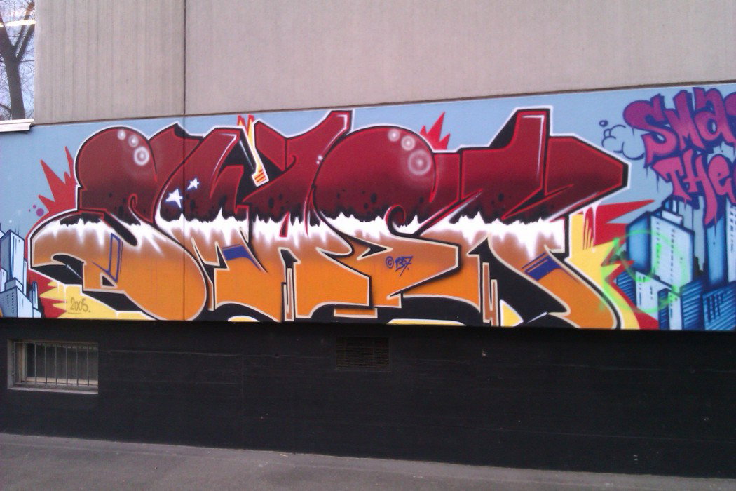 Graffiti Wall in Basel - Photo by Ghostwritter