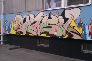 Graffiti Wall in Basel - Photo by Ghostwritter