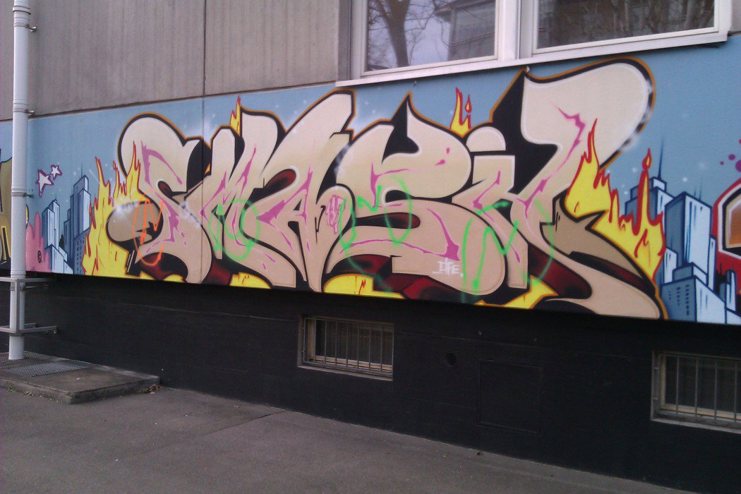 Graffiti Wall in Basel - Photo by Ghostwritter