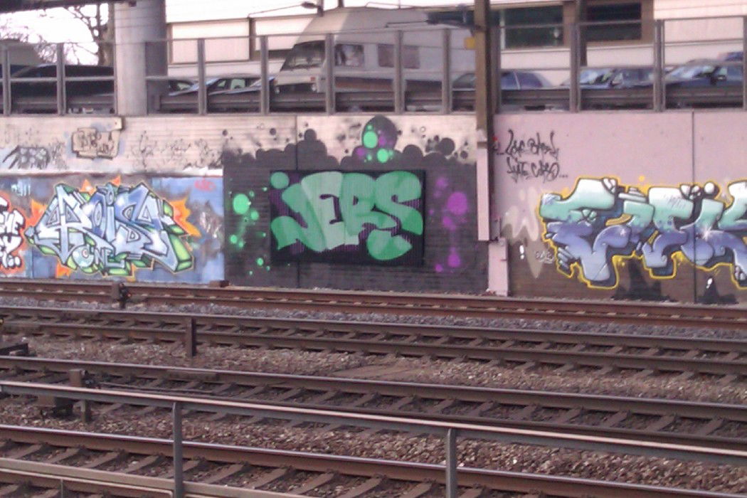 Graffiti Bombing in Basel - Photo by Ghostwritter
