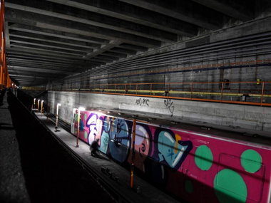 Graffiti Train - Photo by Ghostwritter