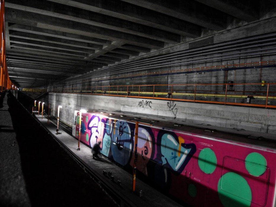 Graffiti Train - Photo by Ghostwritter