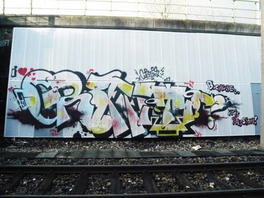 Graffiti Bombing - Photo by Ghostwritter