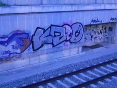 Graffiti Bombing in Vienna - Photo by Ghostwritter