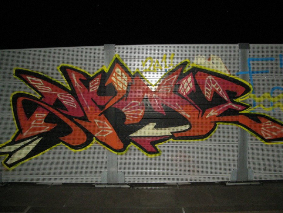 Graffiti Bombing in Vienna - Photo by Ghostwritter