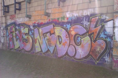 Graffiti Bombing - Photo by Ghostwritter