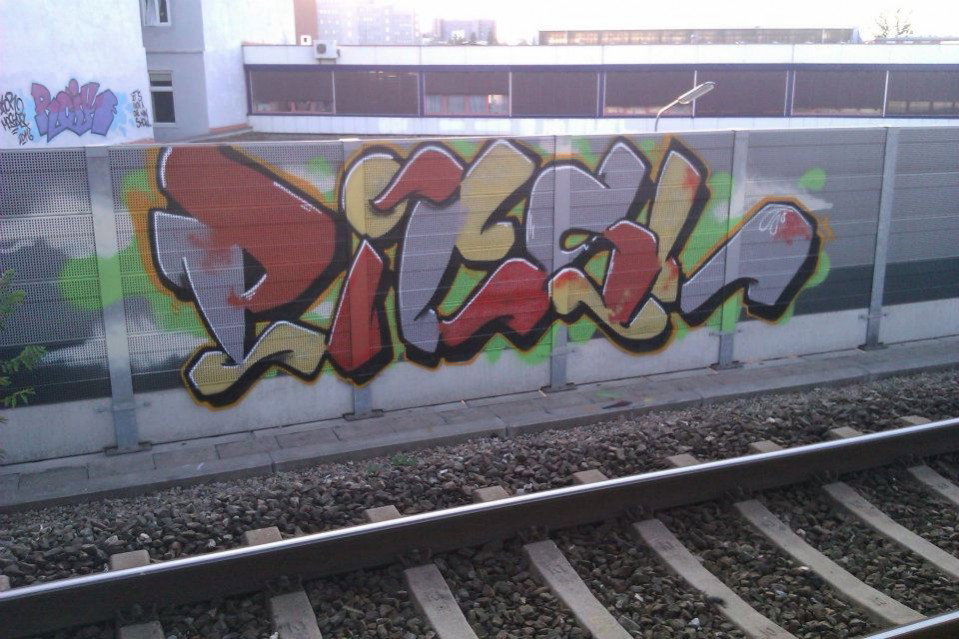 Graffiti Bombing in Vienna - Photo by Ghostwritter