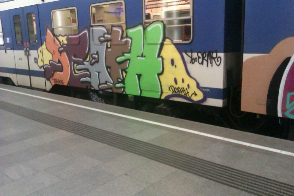 Graffiti Wall in Vienna - Photo by Ghostwritter