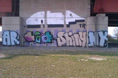 Graffiti Bombing in Vienna - Photo by Ghostwritter