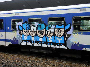 Graffiti Train - Photo by Ghostwritter