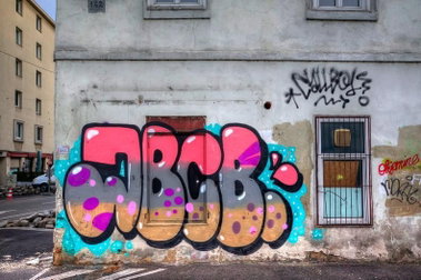 Graffiti Bombing - Photo by Ghostwritter