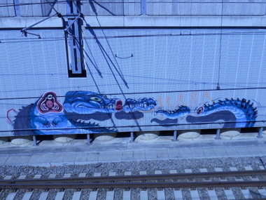 Graffiti Bombing in Vienna - Photo by Ghostwritter