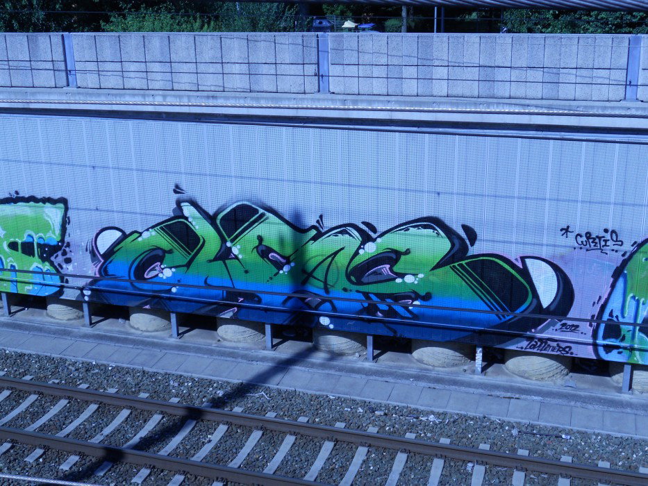 Graffiti Bombing in Vienna - Photo by Ghostwritter
