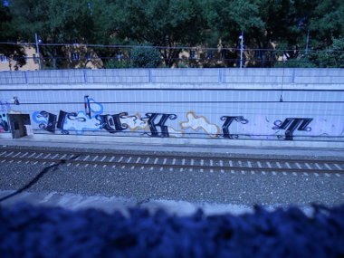 Graffiti Bombing - Photo by Ghostwritter