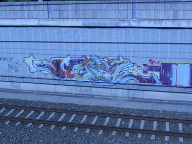 Graffiti Wall in Vienna - Photo by Ghostwritter