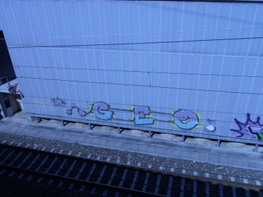 Graffiti Bombing in Vienna - Photo by Ghostwritter