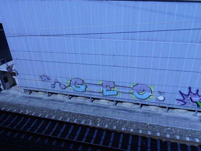 Graffiti Bombing in Vienna - Photo by Ghostwritter