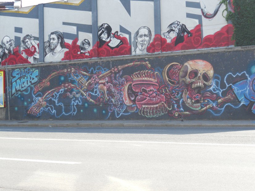 Graffiti Wall in Vienna - Photo by Ghostwritter - Nychos